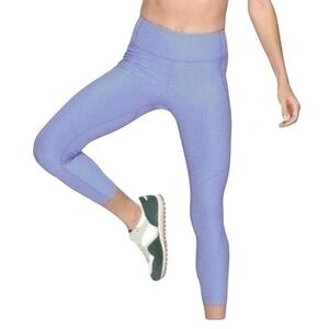 Outdoor Voices WarmUp Cropped Blue Leggings